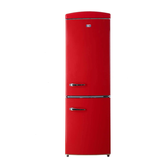 Front. Conserv - Conserv 24in RETRO BOTTOM MOUNT 11cf Refrigerator Fast Freeze 110V - Red.