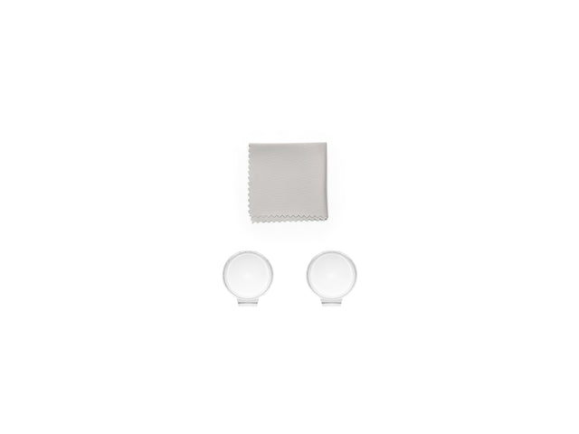 Front. DJI - Osmo 360 Transparent Lens Protectors - Black.