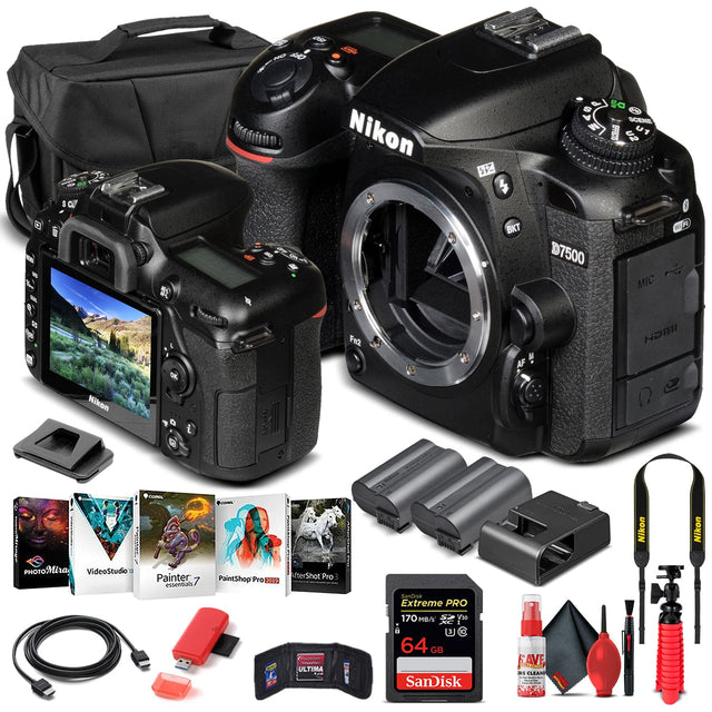 28 - 30 1 Nikon 215 DI SCENE 50 BKT D7500 MIC WORT Sut Fn2 AF HOMI Nikon L - Nikon Nikon PHOTOMIra VideoStudio Painter essentials PaintShop Pro 12011 AfterShot Pro SanDisk Extreme PRO 170 MB/s Y30 - ULTIMA 64 GB SanDisk KAVE - ELEAN