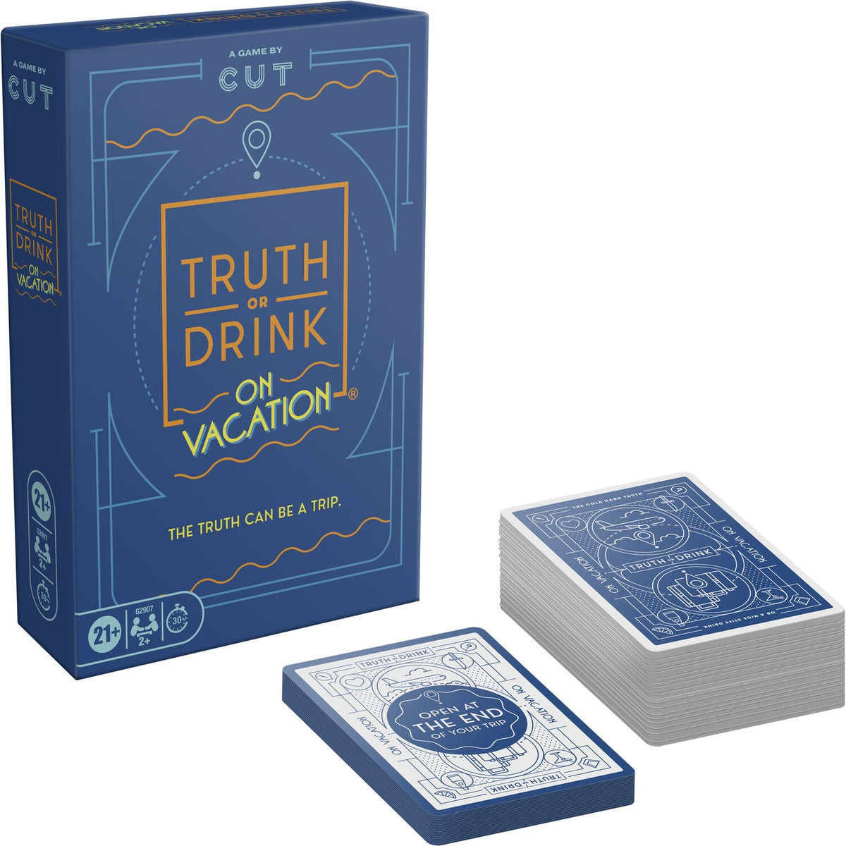 Hasbro - Truth or Drink: On Vacation - Adult Party Game - COLLECTIBLES - Multicolor