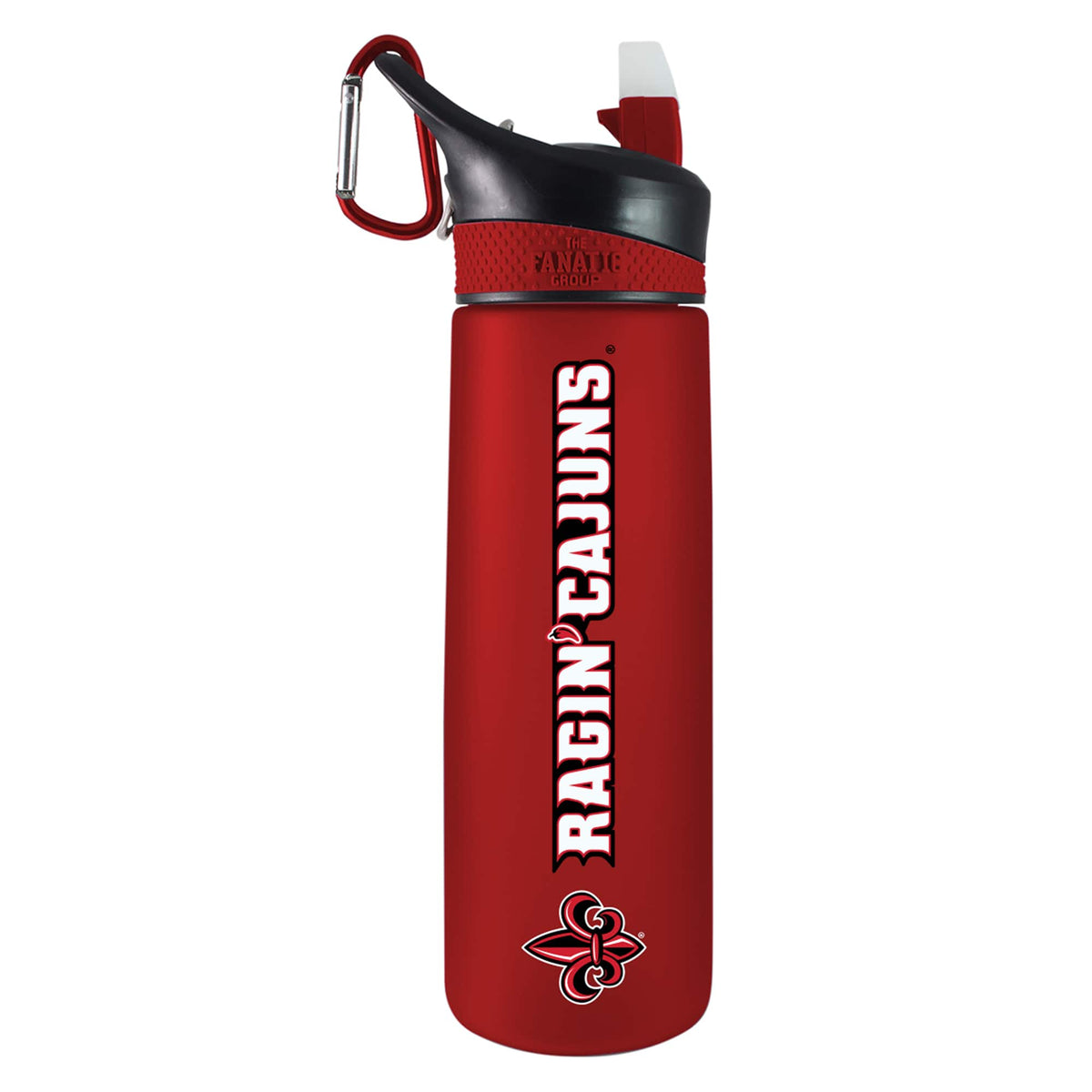 The Fanatic Group - Louisiana Ragin' Cajuns 24oz. Frosted Sport Bottle - Multicolor