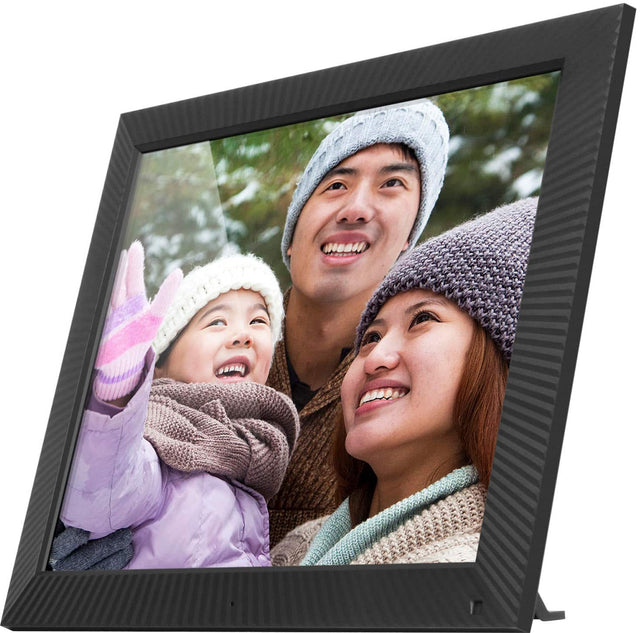 Angle. Aluratek - 17" Touchscreen LCD Wi-Fi Digital Photo Frame - Black.