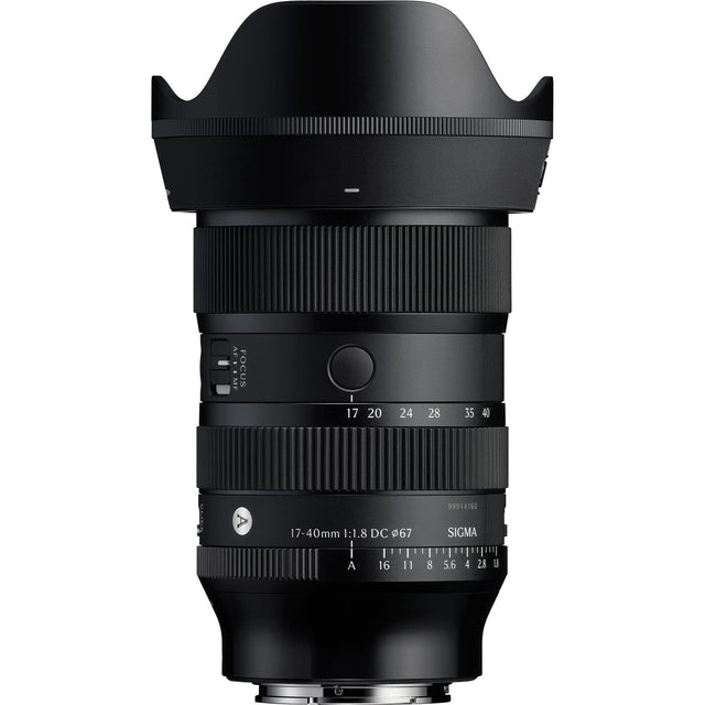 IV ME FOCUS  
17 20 24 28 35 40  
9914160  
17-40mm 1:1.8 DC  
67  
SIGMA  
A  
16 11 8 5.6 4 2.8