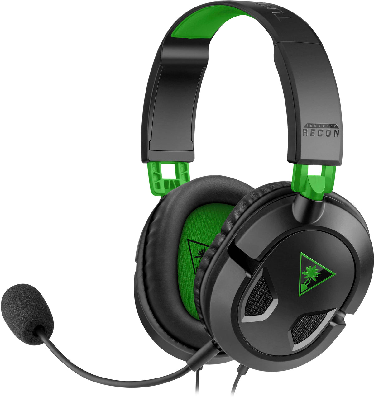 Turtle Beach - Recon 50X Wired Over-Ear Gaming Headset for XBOX Series X|S, XBOX One, PS5, PS4, PS4 Pro, PC & Mobile - Black/Green