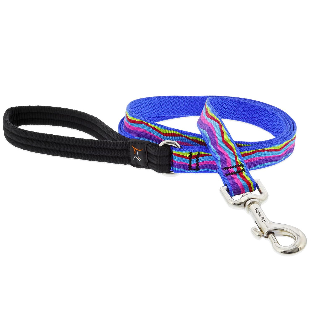 LupinePet - Original Designs Ripple Creek Nylon Dog Leash - Multicolored