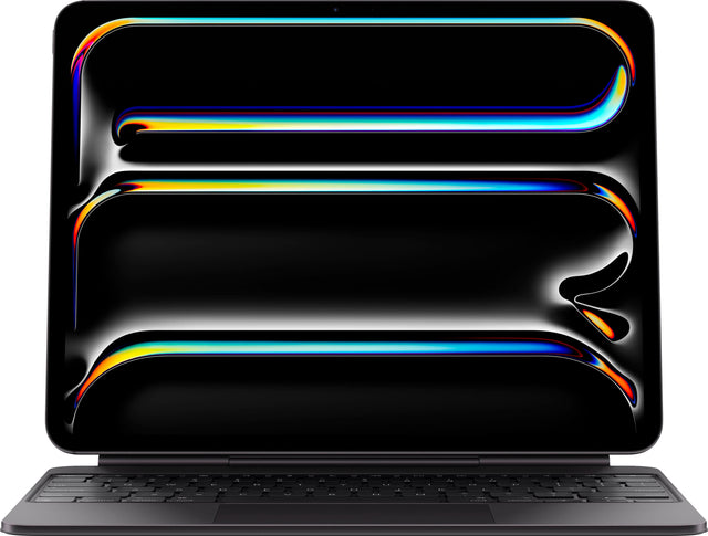 Front. Apple - Magic Keyboard for iPad Pro 13‑inch (M4) - Black.