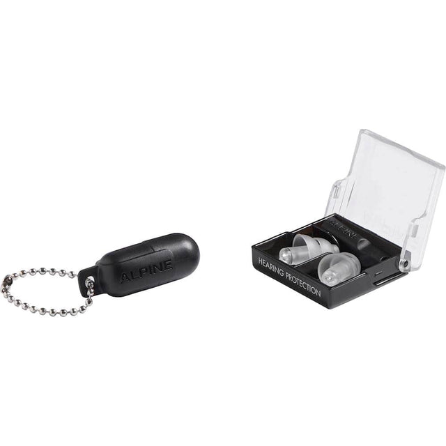 Front. Alpine Hearing Protection - PartyPlug Earplug Set - Transparent.