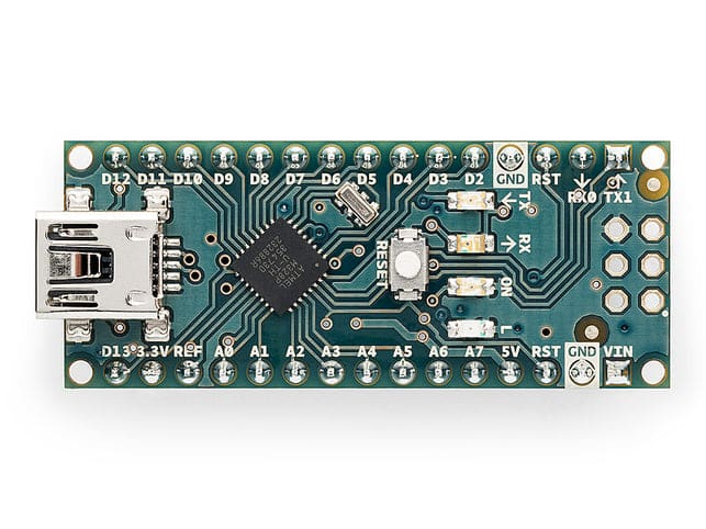 Arduino - A000005 Nano Microcontroller Board – Compact ATmega328 Mini-B USB