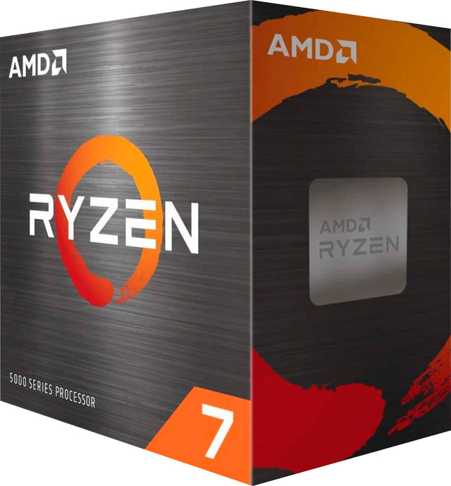 Front. AMD - Ryzen 7 5700X W/O Fan - Black.