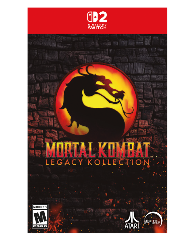 D2 NINTENDO SWITCH. MORTAL KOMBAT LEGACY COLLECTION MATURE 17+ M ESRB ATARI DIGITAL ECLIPSE