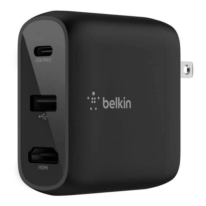 Belkin - USB-C 46.5W Power Hub - Black
