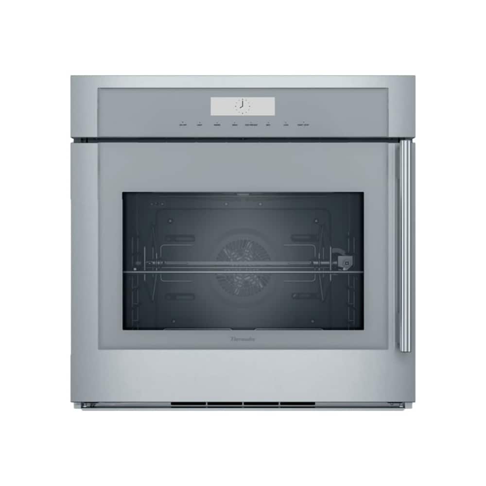 Thermador - Masterpiece Series 30" 4.5 Cu. Ft. Built-In Single Electric Smart Wall Oven with True Convection, Left-Swing Door - Stainless Steel
