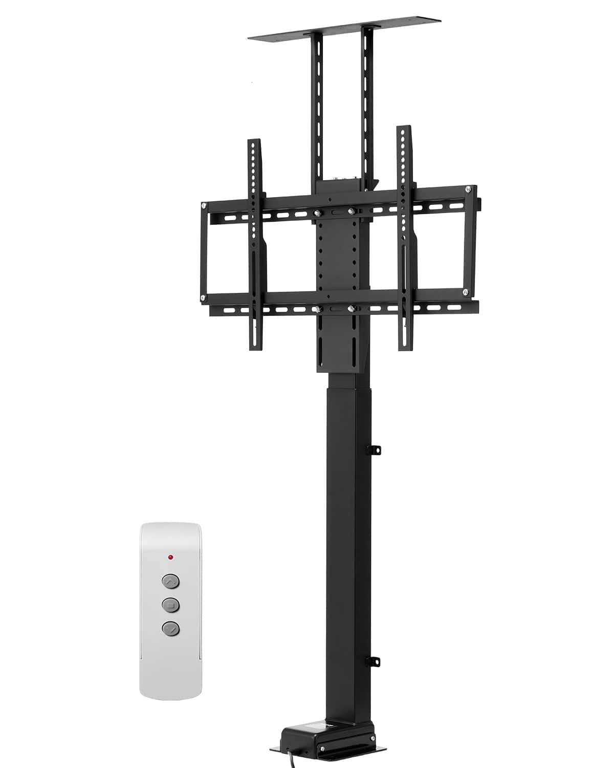 VEVOR - Motorized TV Lift Stand,120 lbs max Load Adjustable TV Lift Stand Mount Bracket,with Max VESA 24 x 16 in,for 32-70in TVs - Black