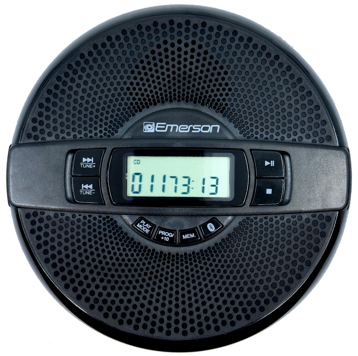 Emerson - Portable CD Player EPCD-2000 with Speaker, FM Radio, Earbuds, Bluetooth Out - Black