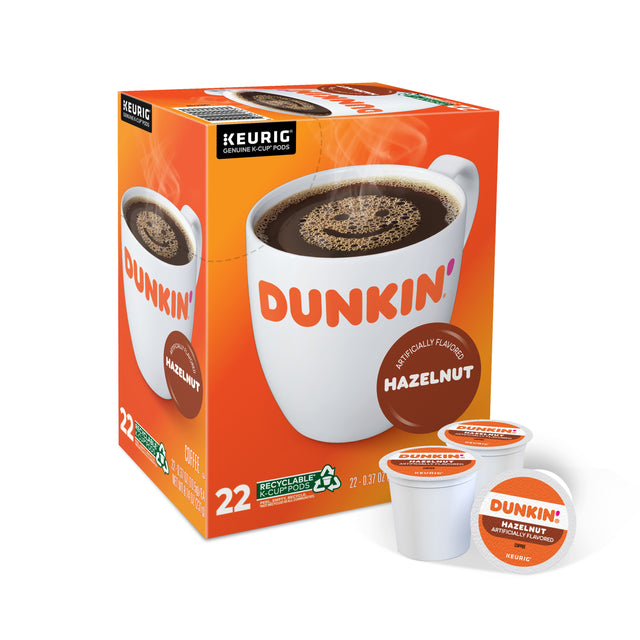 Alt View 11. Dunkin' - Hazelnut, Keurig Single Serve K-Cup Pods, Medium Roast Coffee, 22 Count.