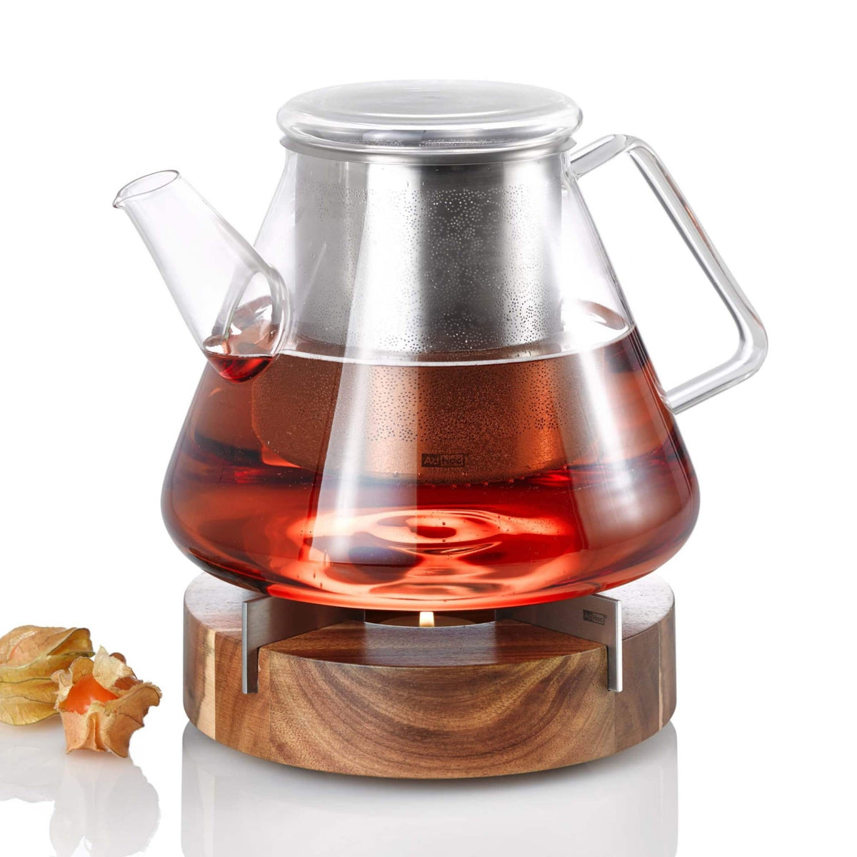 Ad Hoc - AdHoc Orient+ Teapot & Tuto Warmer Bundle - Transparent