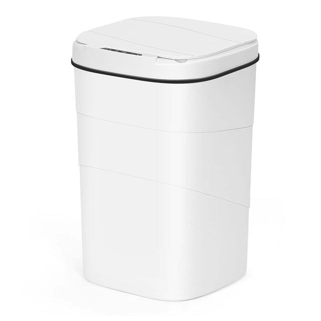 Front. Oumilen - 14L Touchless Sensor Trash Can with Automatic Lid.
