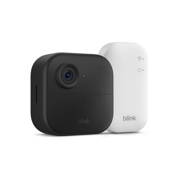 Blink - Outdoor 4 – Wireless smart security camera, two-year battery life, 1080p HD. Sync Module Core included – 1 Camera - Black
