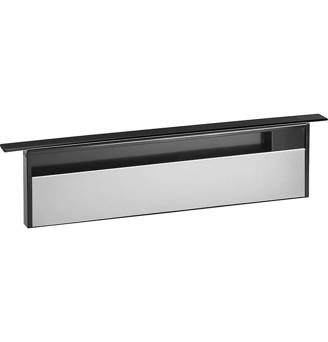 Front. GE - 30" Telescopic Downdraft System - Black.