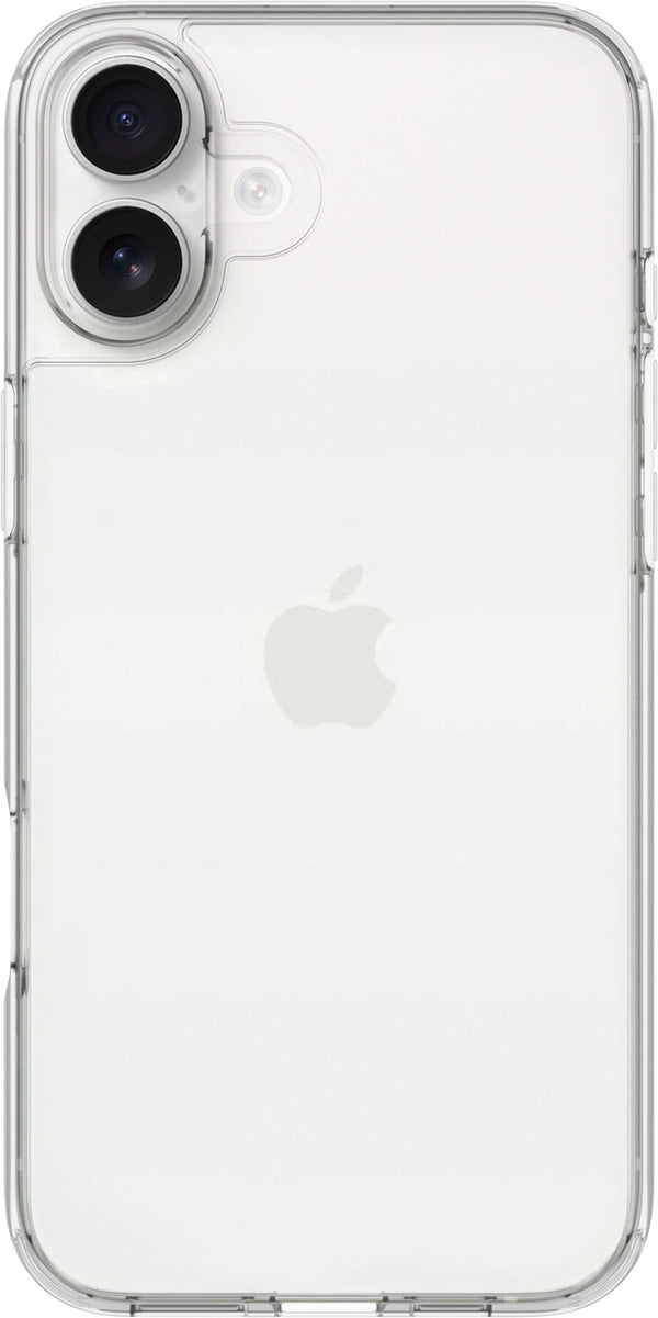 Insignia™ - Hard-Shell Case for iPhone 16 - Clear