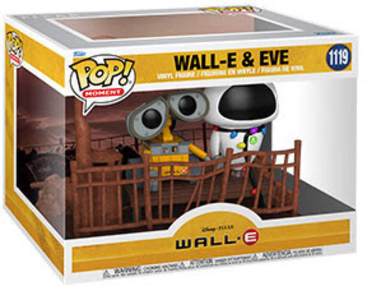 Funko - POP! MOMENT: Wall-eE - Wall-E & Eve - COLLECTIBLES - Multicolor