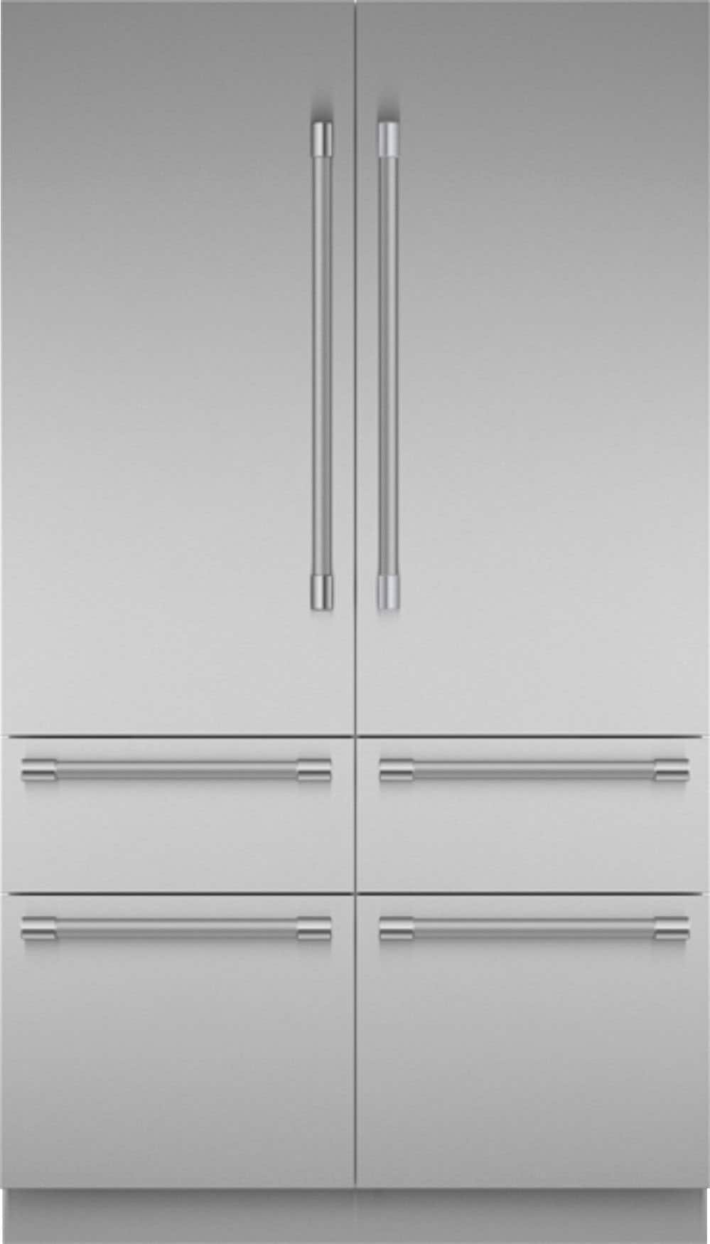 Thermador - Freedom Collection 48 in. Wide 26.8 Cu. Ft. French Door Bottom Freezer Built-in Smart Refrigerator - Stainless Steel