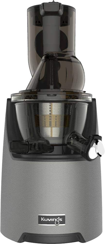 Front. Kuvings - Evolution Whole Slow Masticating Juicer - Gun Metal.
