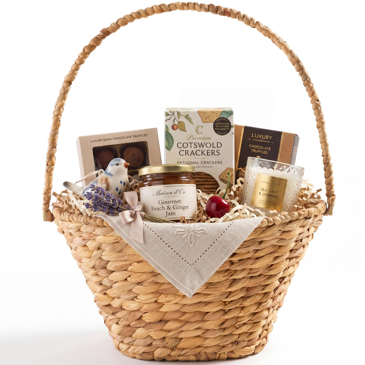 Best Choice Products - Woven Medium Gift Basket, DIY Halloween Boo Baskets, Holiday Gifts & Celebrations, 15In - Natural