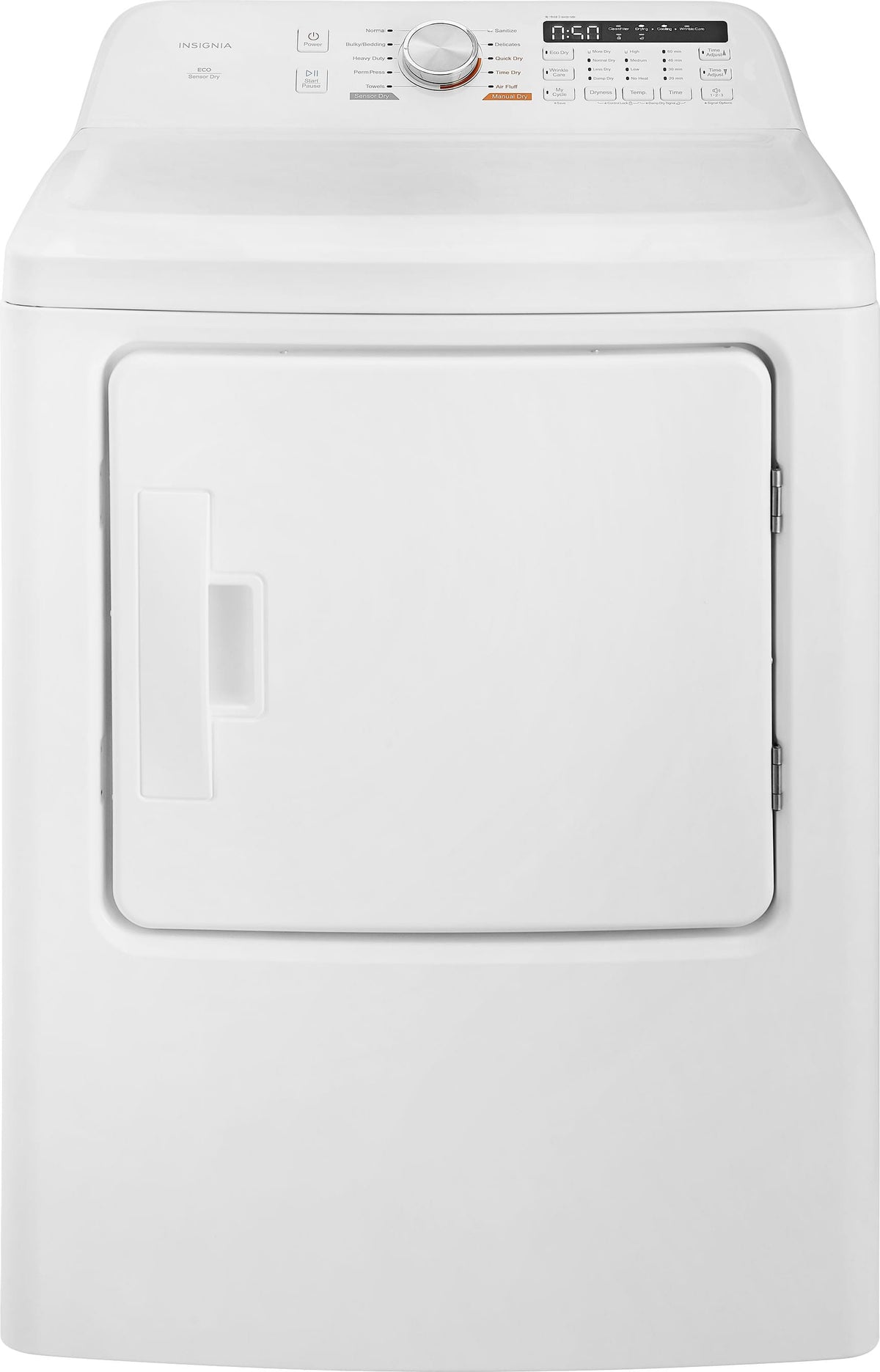 Insignia™ - 7 Cu. Ft. Electric Dryer with Sensor Dry - White
