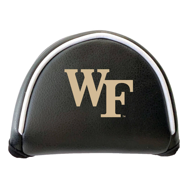 Front. Team Golf - Wake Forest Demon Deacons Mallet Putter Cover - Multicolor.