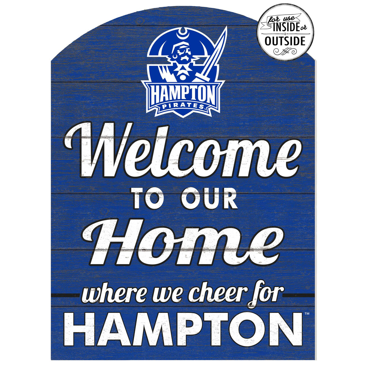 Jardine - Hampton Pirates 16'' x 22'' Marquee Sign - Blue