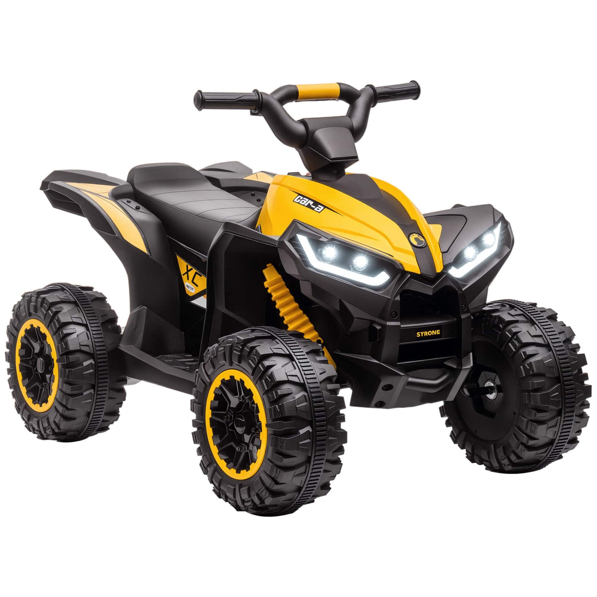 Aosom - 12V Kids ATV Quad Car with F/B Function, Four Wheeler with Wear-Resistant Wheels, Electric Ride-on for Toddlers 3+