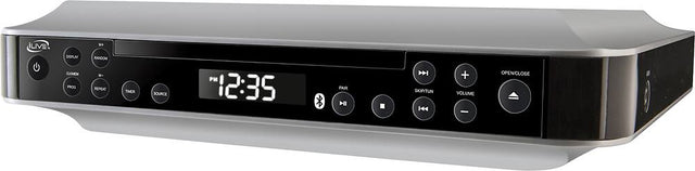 Front. iLive - Bluetooth Under Cabinet Music System - Black.