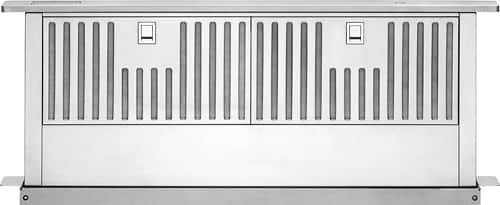 Front. KitchenAid - Specialty Series 36" Telescopic Downdraft System - Stainless Steel.