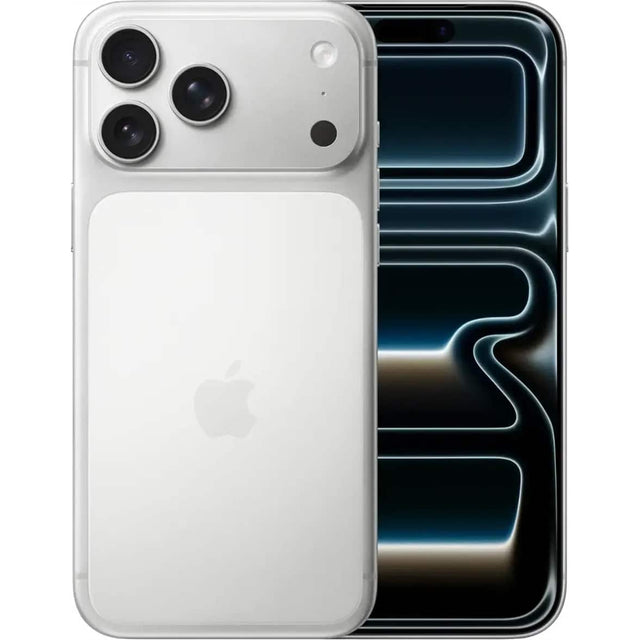 Front. Apple - iPhone 17 Pro Max 256GB 6.9" 5G Fully Unlocked, Silver - Silver.