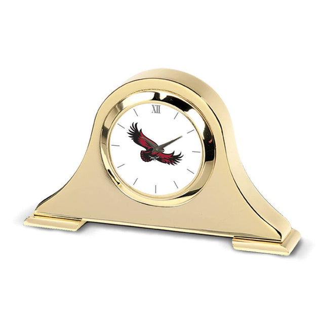 Front. Jardine - Gold Saint Joseph's Hawks Team Napoleon Desk Clock - Gold.