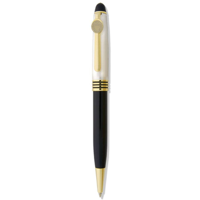 Front. Jardine - Black/Pearl Saint Rose Golden Knights Ball Point Pen - Black.
