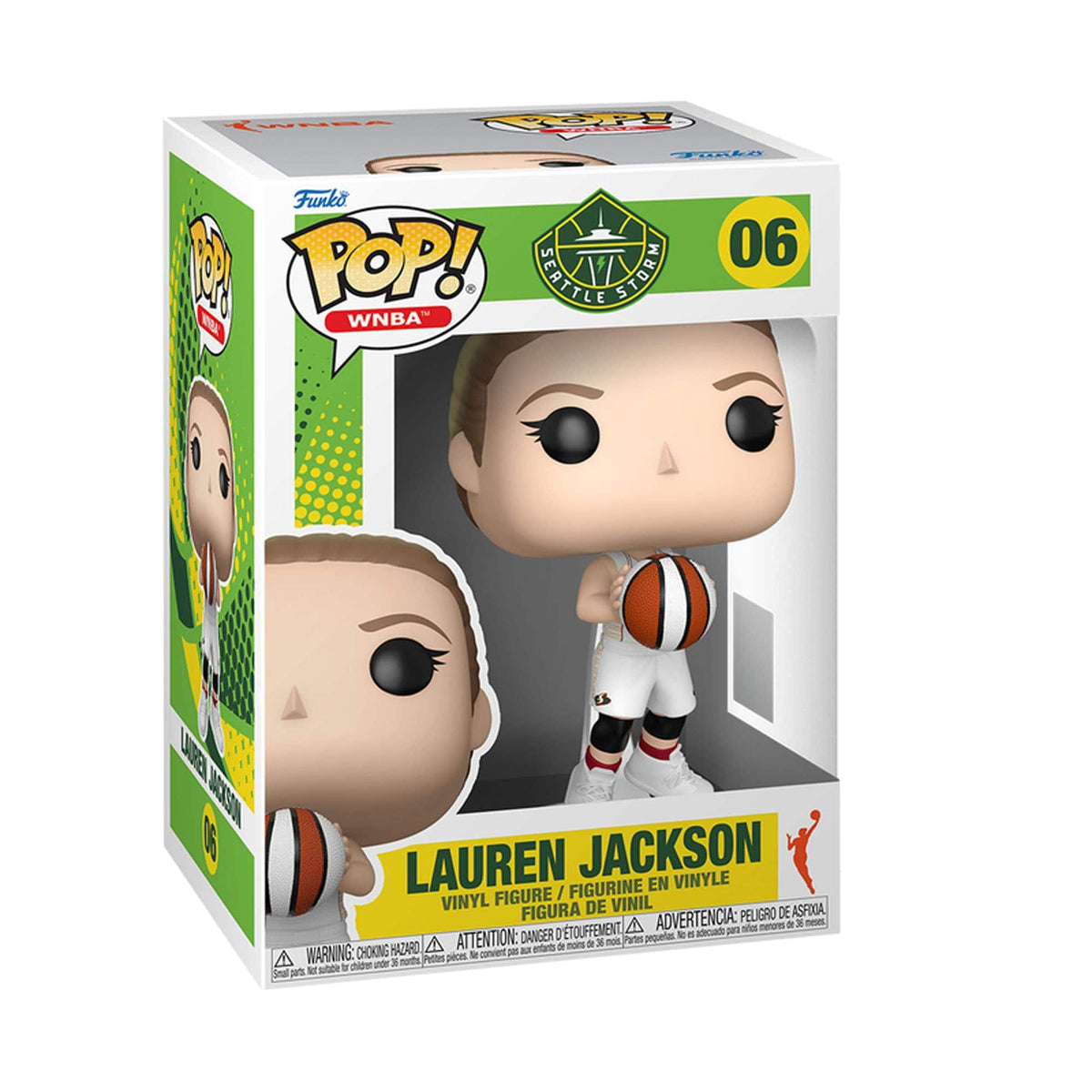 Funko - Lauren Jackson Seattle Storm Pop! Vinyl Figure - Multicolor