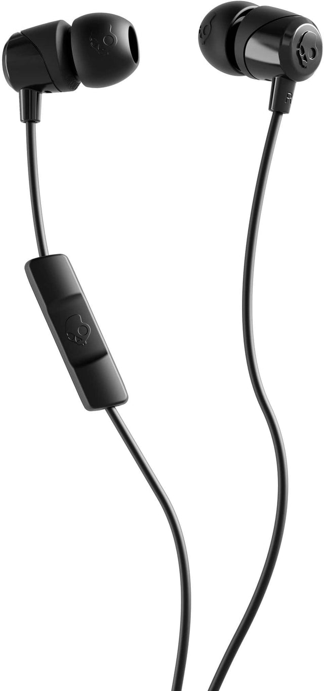 Front. Skullcandy - JIB USB-C Wired Earbuds - Black.