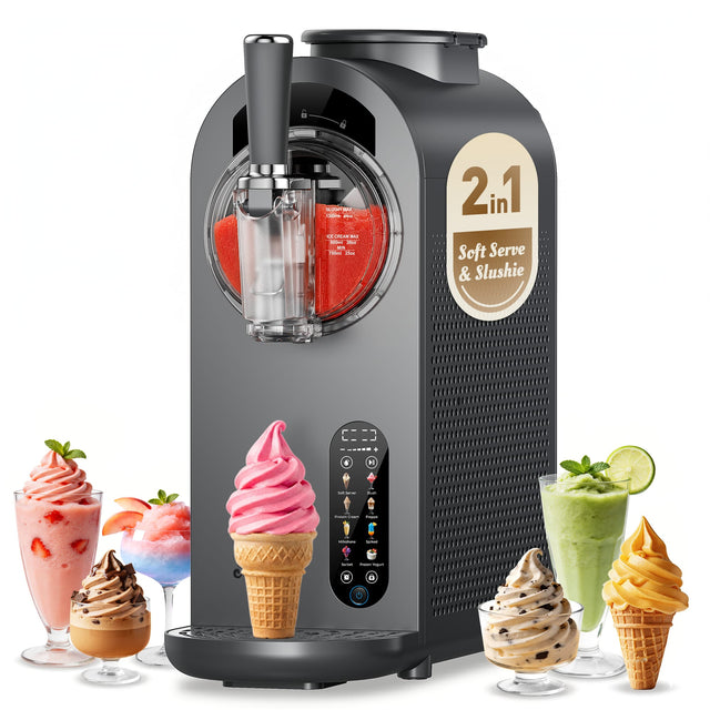 US - A C -.. - - - Pm -dde 2in1 1 Soft Serve & Slushie C + 4 H - - - - : - - -  -  4 D