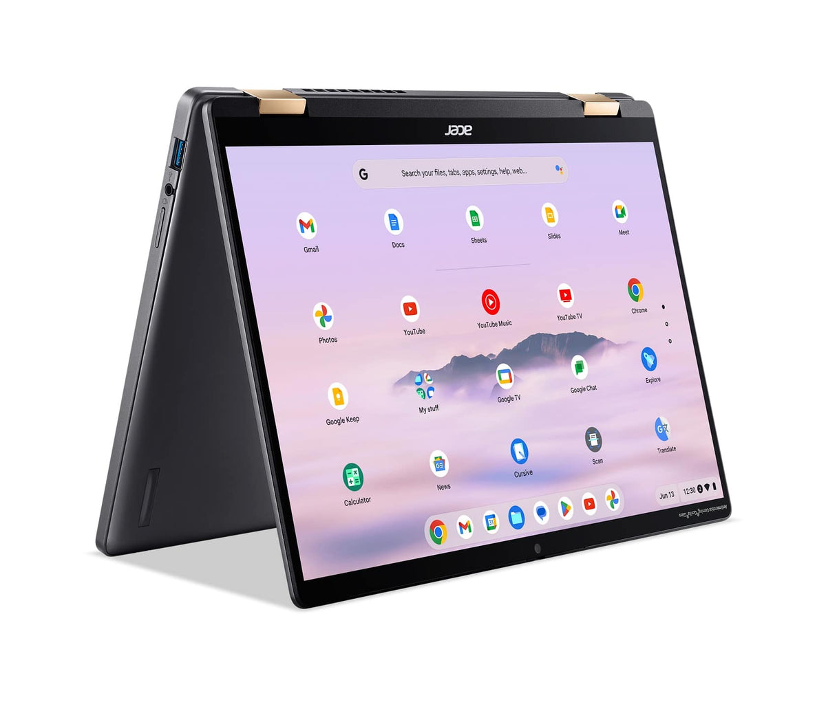 Acer - Refurbished Excellent - Chromebook Plus Spin 714 Laptop with Google AI – 14" WUXGA Touch - Intel Core Ultra 5 115U – 8GB LPDDR5 – 256GB SSD - Steel Gray