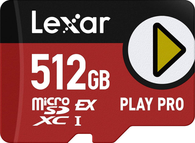 Lexar 512GB MicroSD EX XC I PLAY PRO