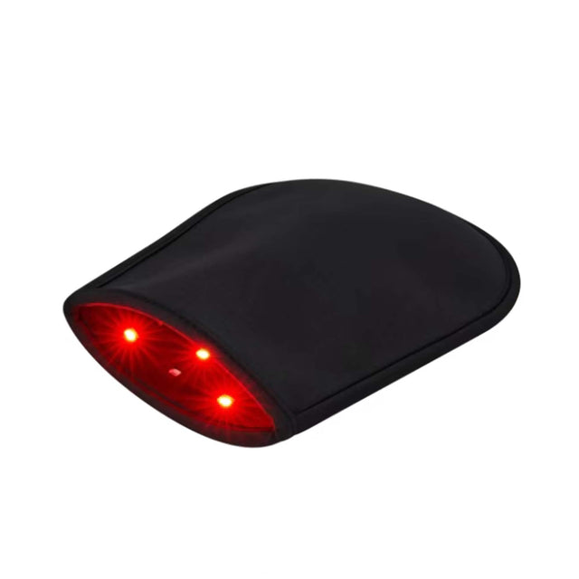 Front. Azpen - Azpen RT100 Red Therapy Gloves – Red & Near-Infrared Light Therapy for Hand Health - Black.