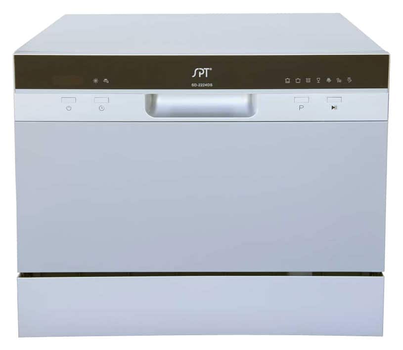SPT - 22" Tabletop Portable Dishwasher - Silver