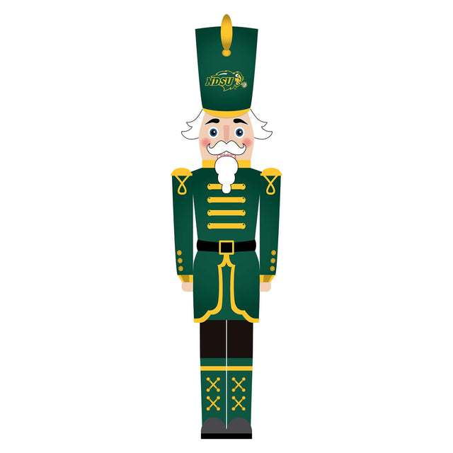 Front. Fan Creations - NDSU Bison 46" Nutcracker Leaner - Multicolor.