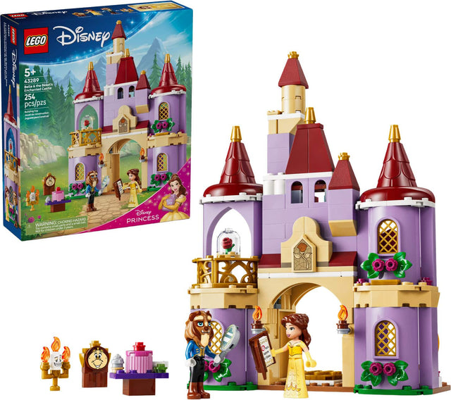 Disney LEGO 43289 Belle & the Beast's Enchanted Castle 254 pcs/pzs  
5+  
WARNING: CHOKING HAZARD - Small parts. Not for children under 3 years.