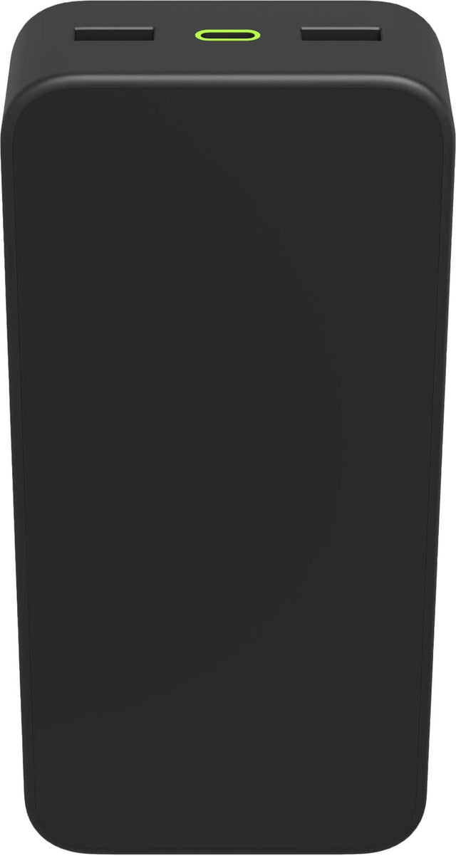 Front. mophie - Powerstation XL PD (Fast Charge) 20,000 mAh Portable Charger for Most USB-Enabled Devices - Black.