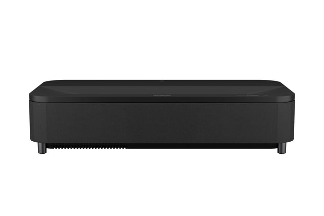 Front. Epson - LS800 4K PRO-UHD Ultra Short Throw 3-Chip 3LCD Laser Projector, 4000 Lumens, HDR, up to150", Android TV, Yamaha Speakers - Black.