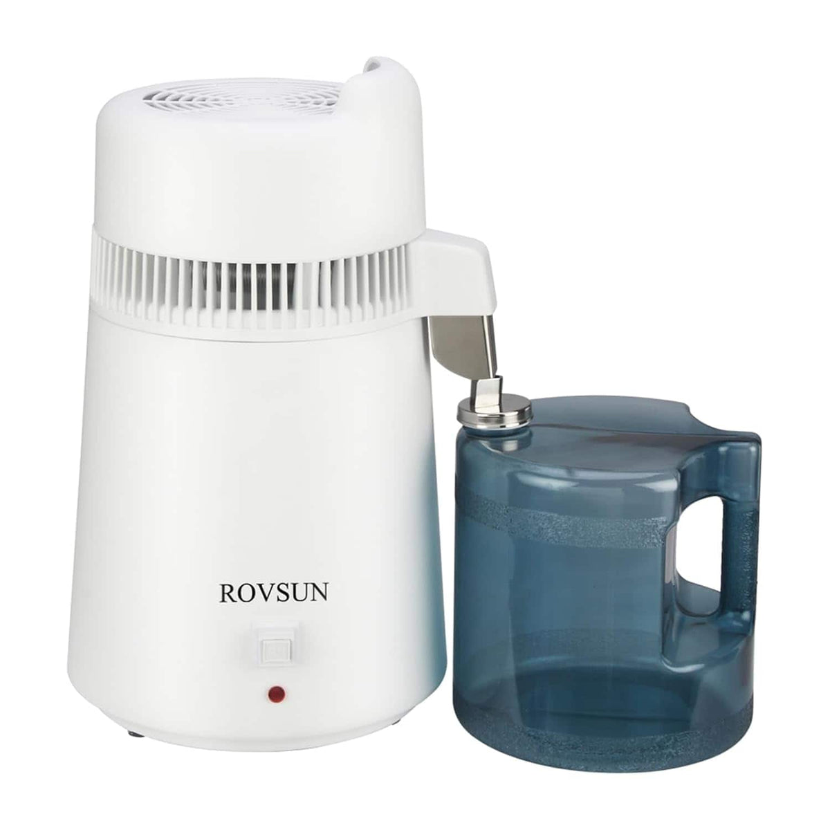 Winado - 1.58 Gal/6L Countertop Water Distiller with Flame-Retardant Material & BPA-Free Container, Home Distilled Water Machine - White