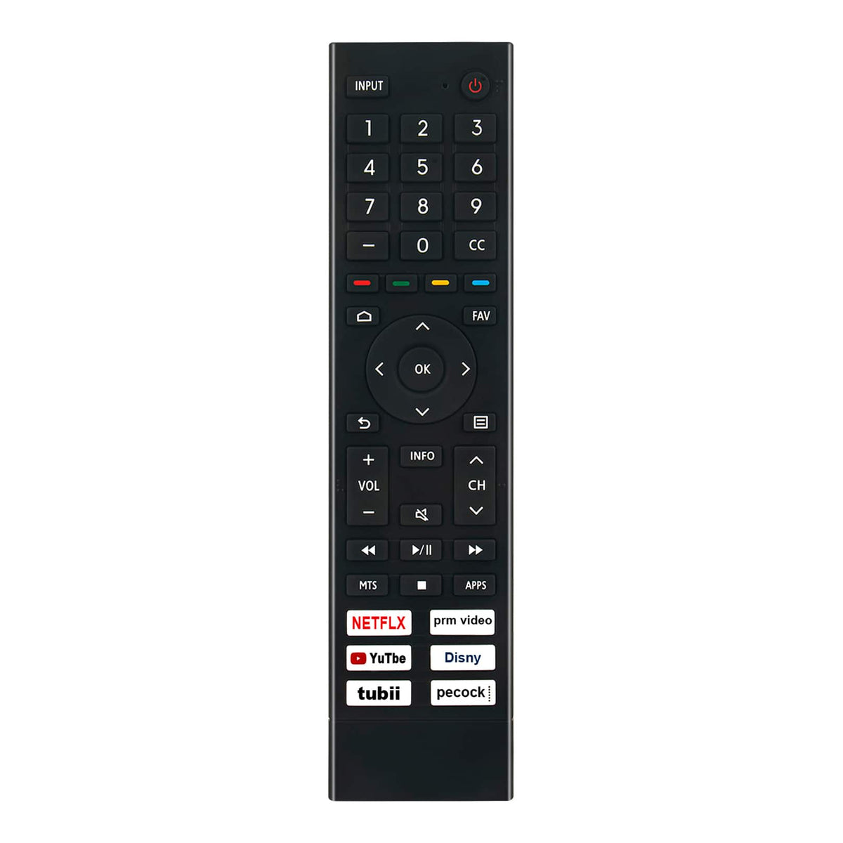 VINABTY - New ERF3Z80H ERF3J80H Replaced Remote Fits for Hisense An-droid 4K UHD Smart TV 32A4H 40A4H 43A4H 43A6G 50A6G 55A6G - Black